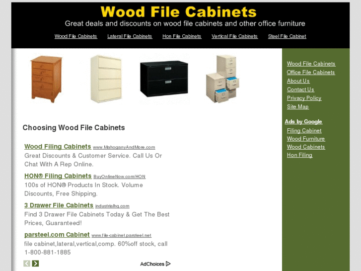 www.woodfilecabinets.net