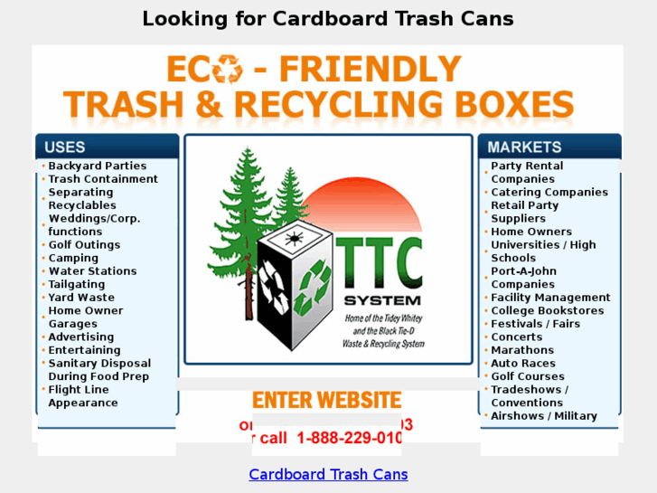 www.cardboardtrashcontainers.com