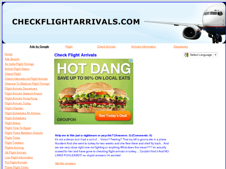 www.checkflightarrivals.com