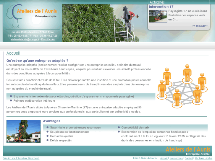 www.entreprise-adaptee-ateliersdelaunis.com