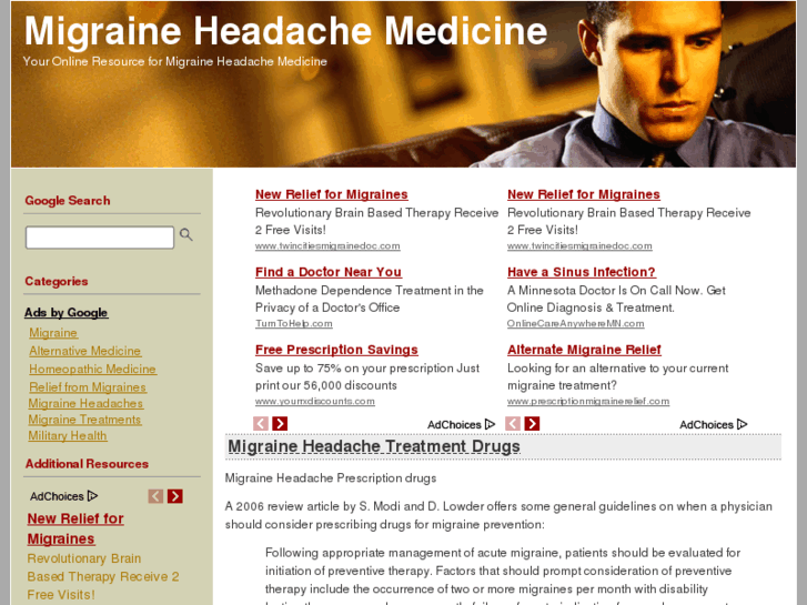 www.migraineheadachemedicine.com