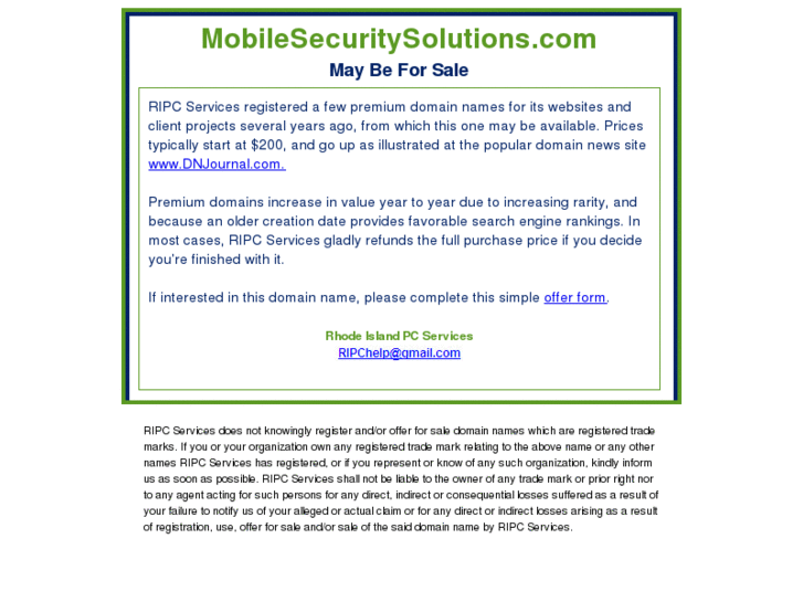 www.mobilesecuritysolutions.com
