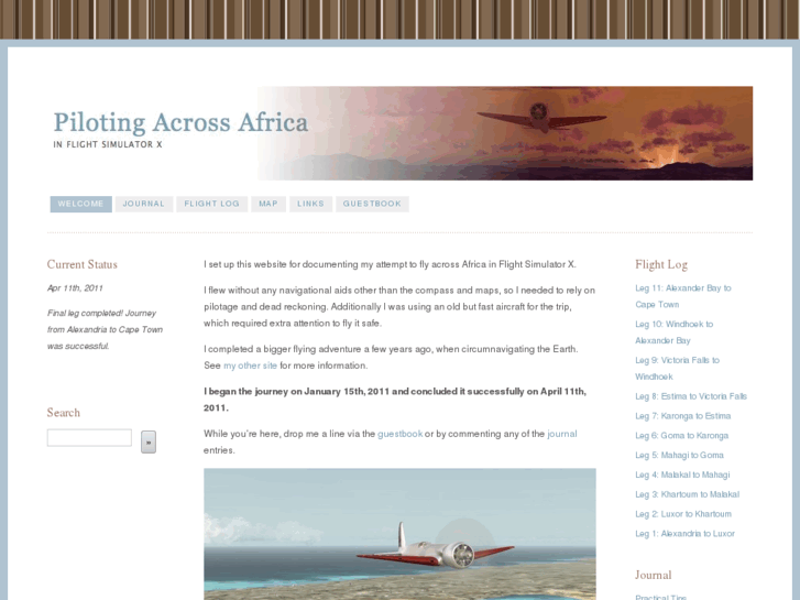 www.piloting-across-africa.info