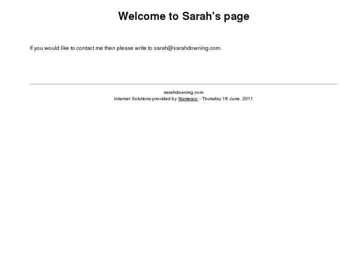 www.sarahdowning.com