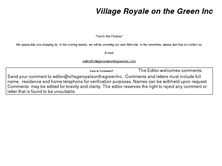 www.villageroyaleonthegreeninc.com