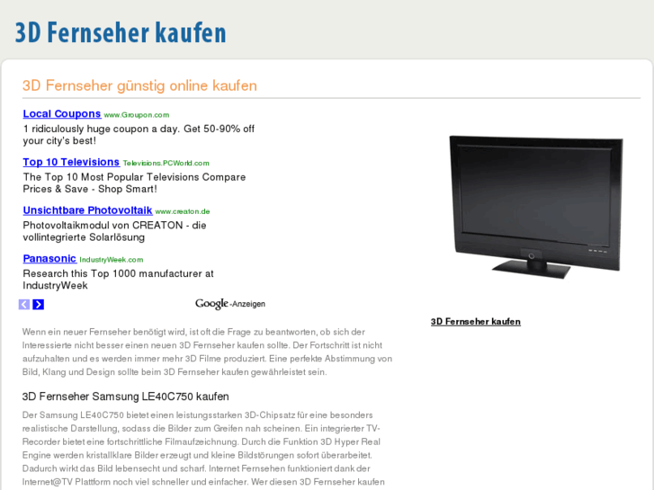 www.3dfernseherkaufen.org