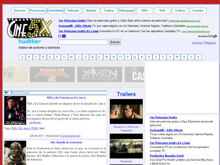 www.cine5x.com