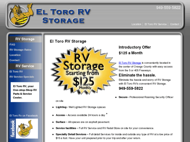 www.eltororvstorage.com