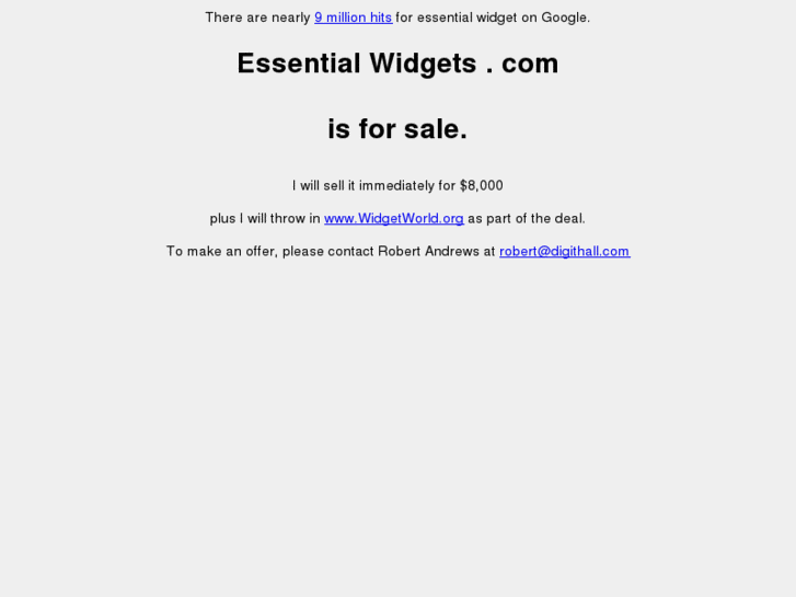 www.essentialwidgets.com