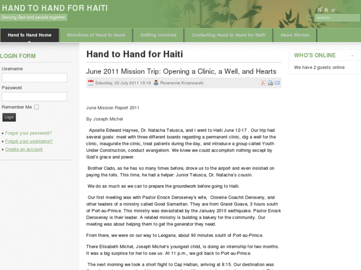 www.handtohandforhaiti.org