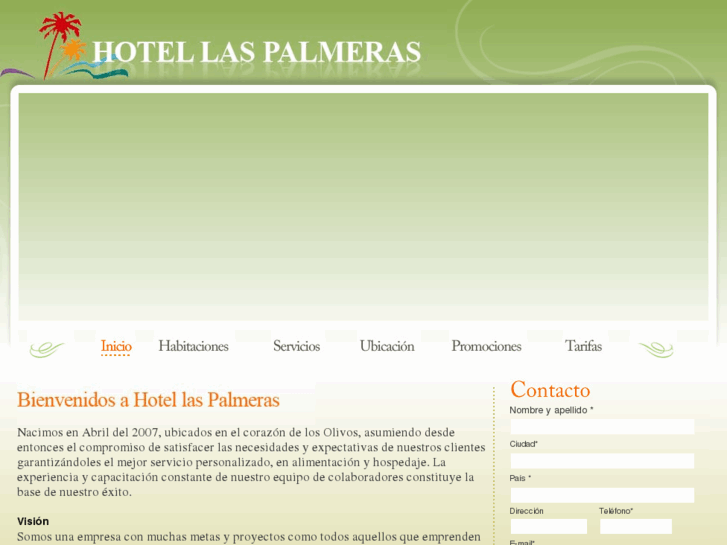 www.hotellaspalmeras.com.pe