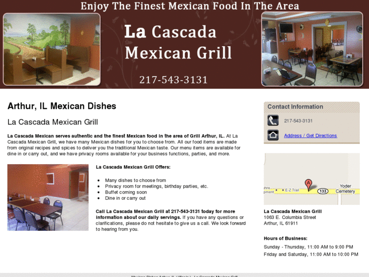 www.lacascadamexicangrill.com