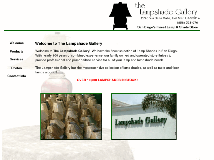 www.lampshadegallerysd.com