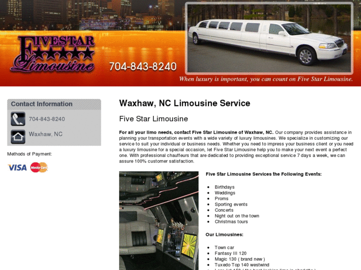 www.limoservicewaxhaw.com