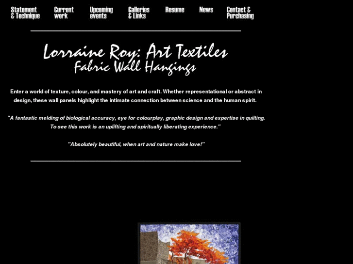 www.lroytextileart.com