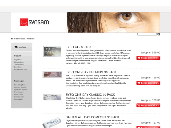 www.synsamlinser.com