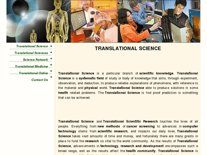 www.translationalscience.org