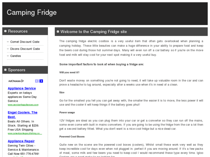 www.camping-fridge.co.uk