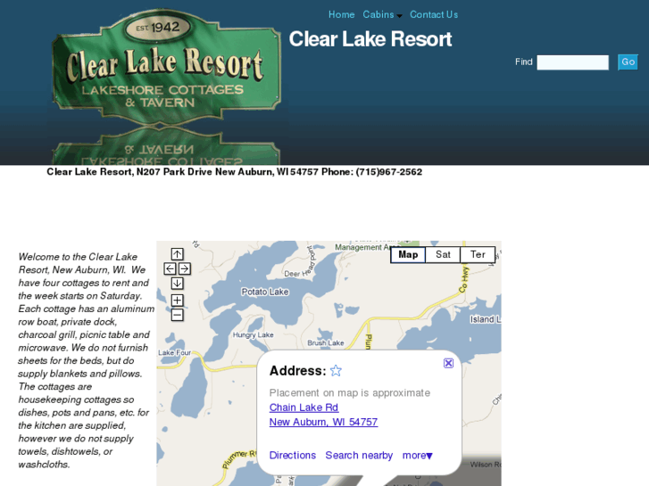 www.clearlakeresortwi.com