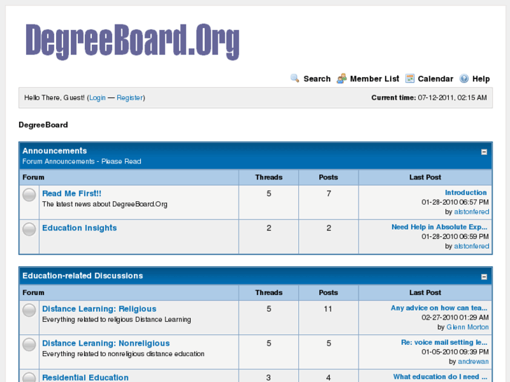 www.degreeboard.org