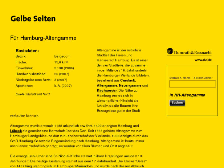 www.gelbeseiten-altengamme.com