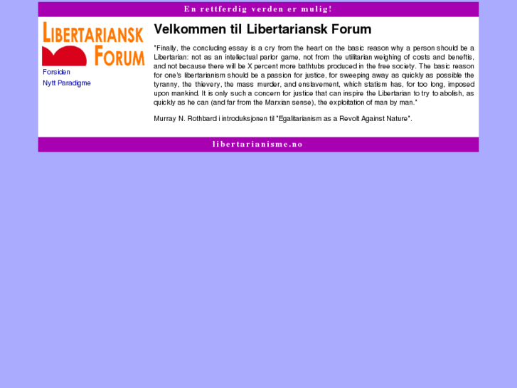 www.libertarianisme.no