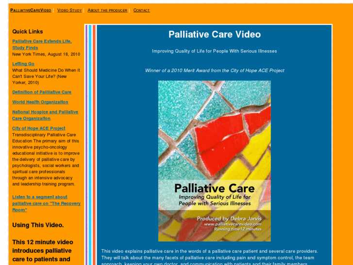 www.palliativecarevideo.com