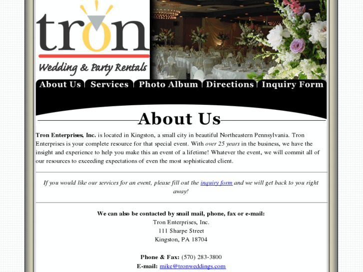 www.tronweddings.com