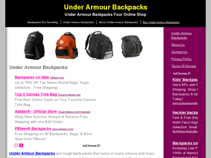 www.underarmourbackpacks.net