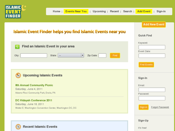 www.islamiceventfinder.com
