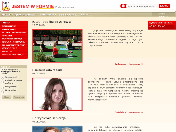 www.jestemwformie.pl