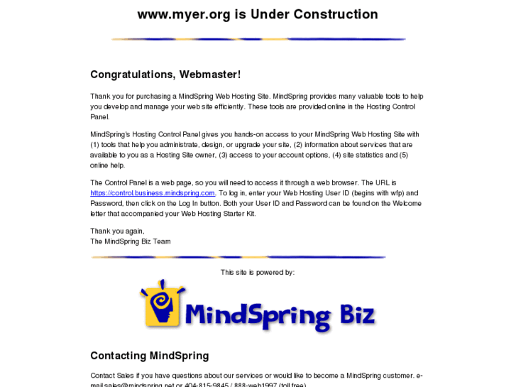 www.myer.org