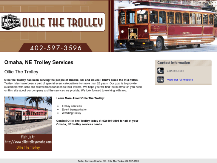 www.olliethetrolleyomaha.com