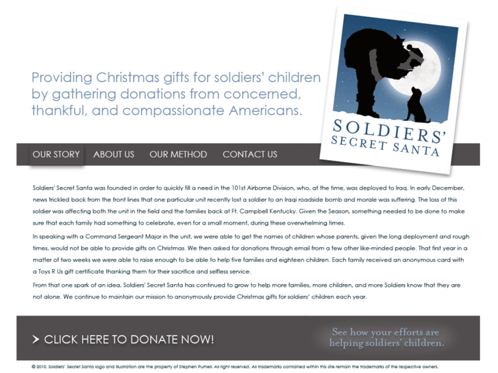 www.soldierssecretsanta.org