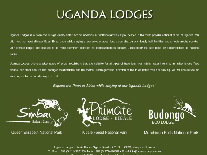 www.ugandalodges.com