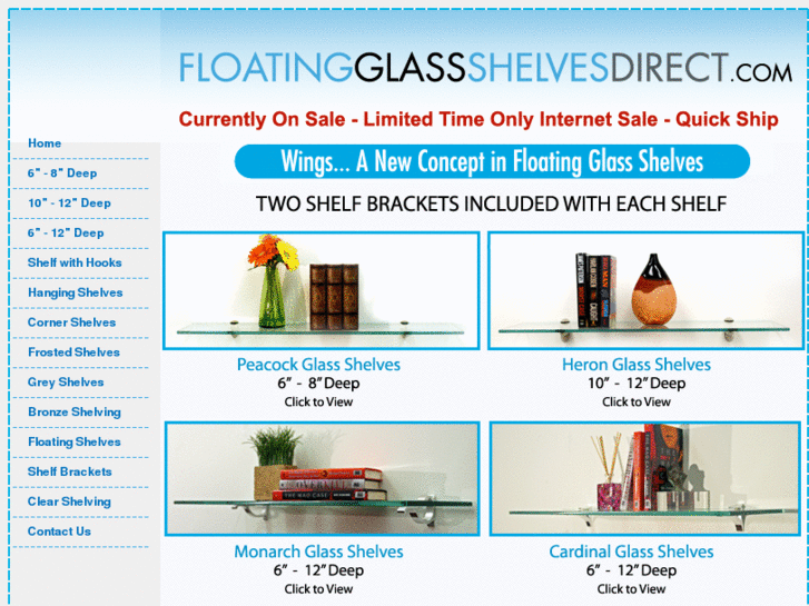 www.floatingglassshelvesdirect.com