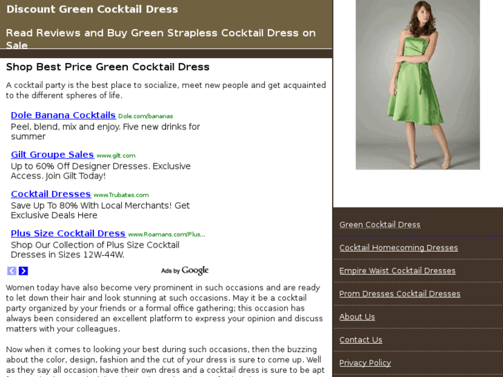 www.greencocktaildress.net