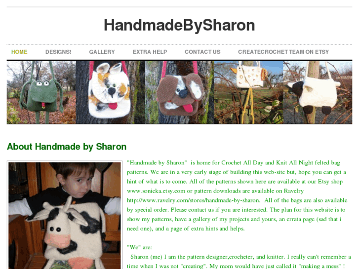 www.handmadebysharon.com