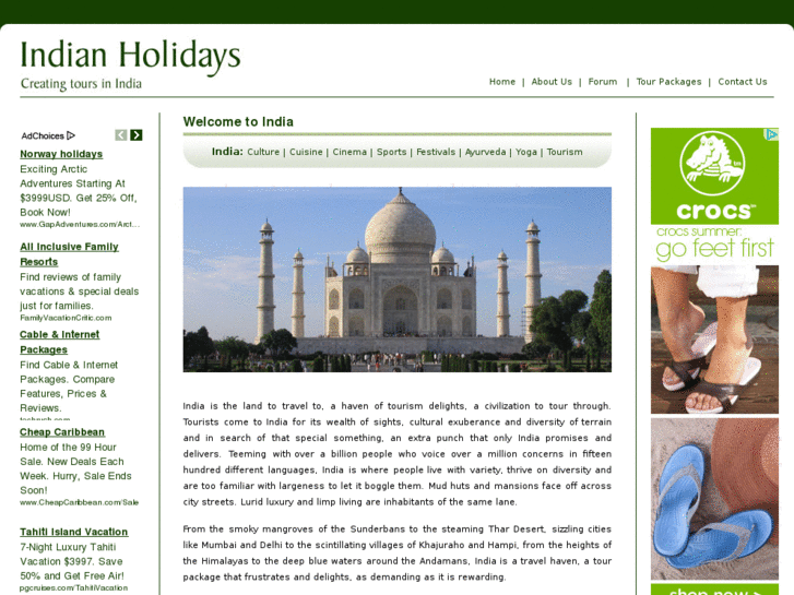 www.indianholidays.biz