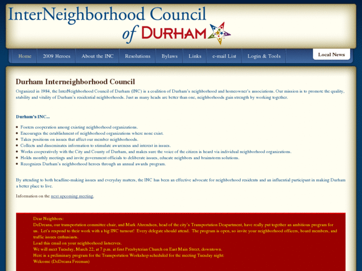 www.interneighborhoodcouncil.net