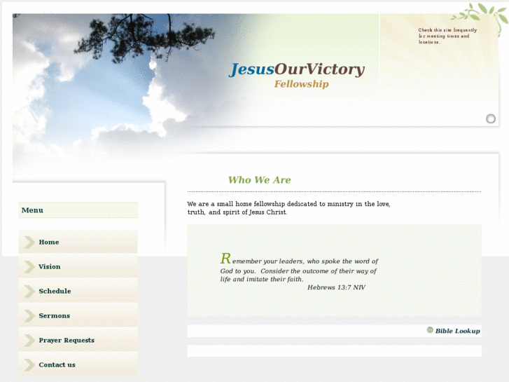 www.jesusourvictory.net