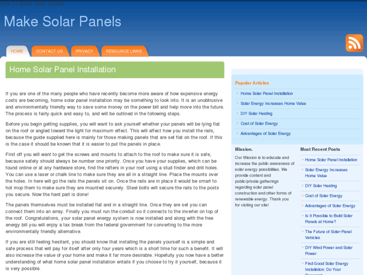 www.make-solar-panels.org