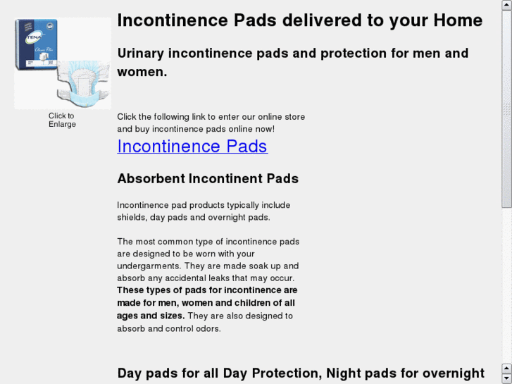 www.padsincontinence.com