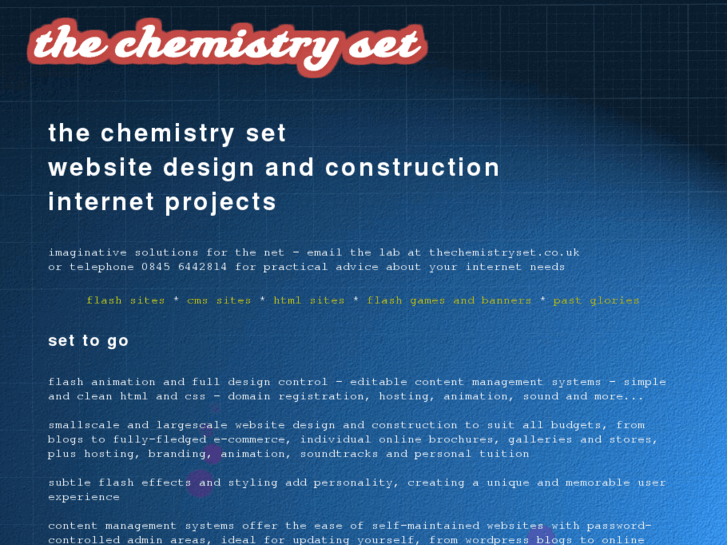 www.thechemistryset.co.uk