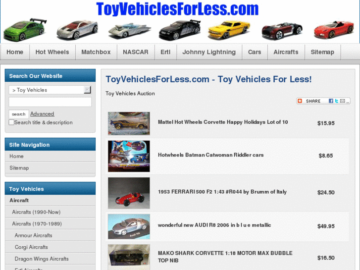 www.toyvehiclesforless.com