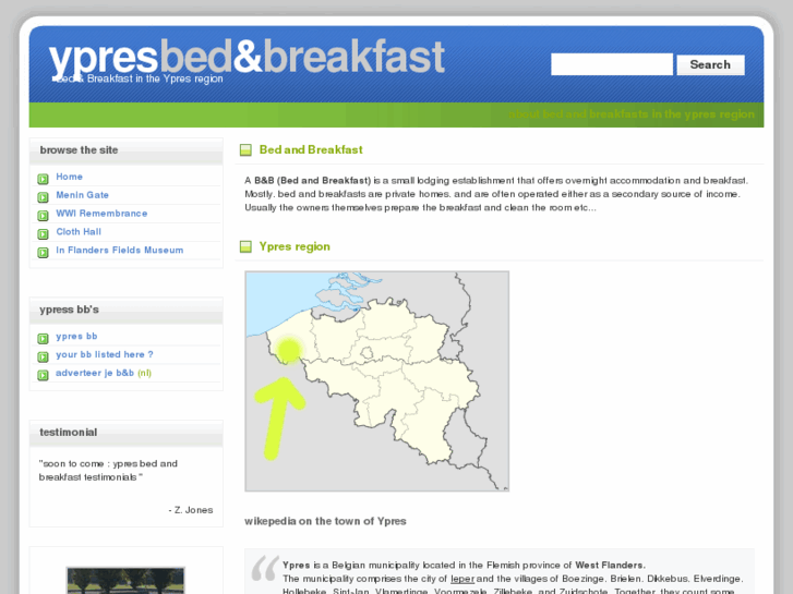 www.ypres-bedandbreakfast.com