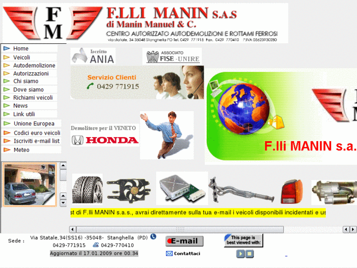 www.autodemolizionefratellimanin.com