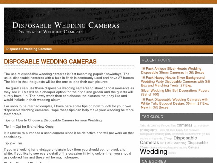 www.disposableweddingcameras.org