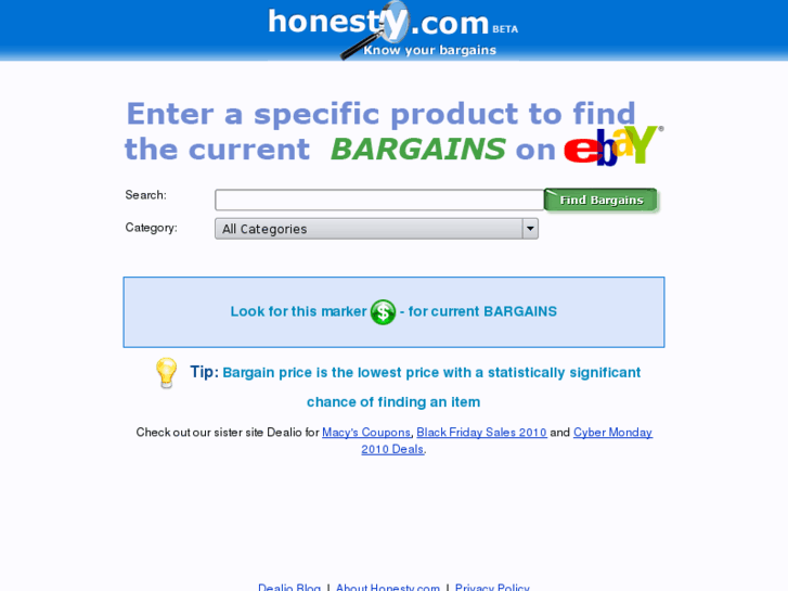 www.honesty.com