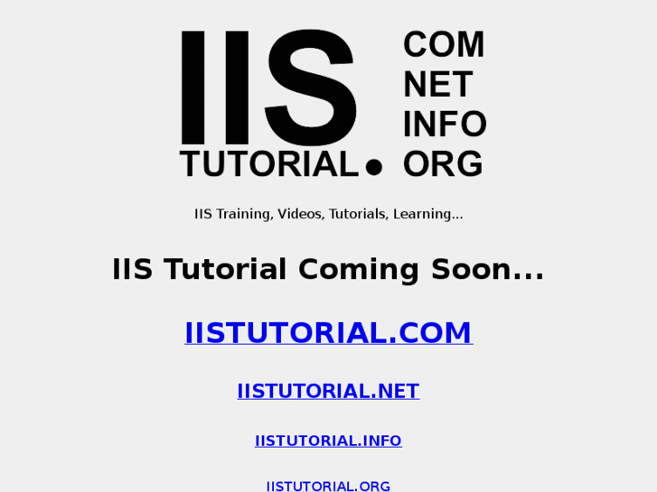 www.iistutorial.com